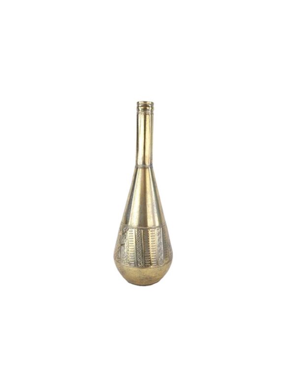 Βάζο σωλήνας antique gold 26Χ75