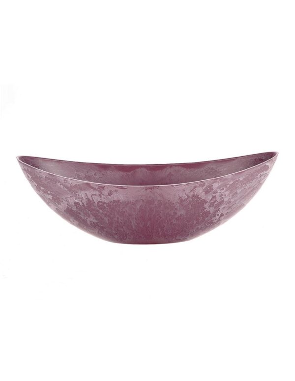 Πιατέλα μελαμίνη οβάλ  μωβ 39x12H13cm