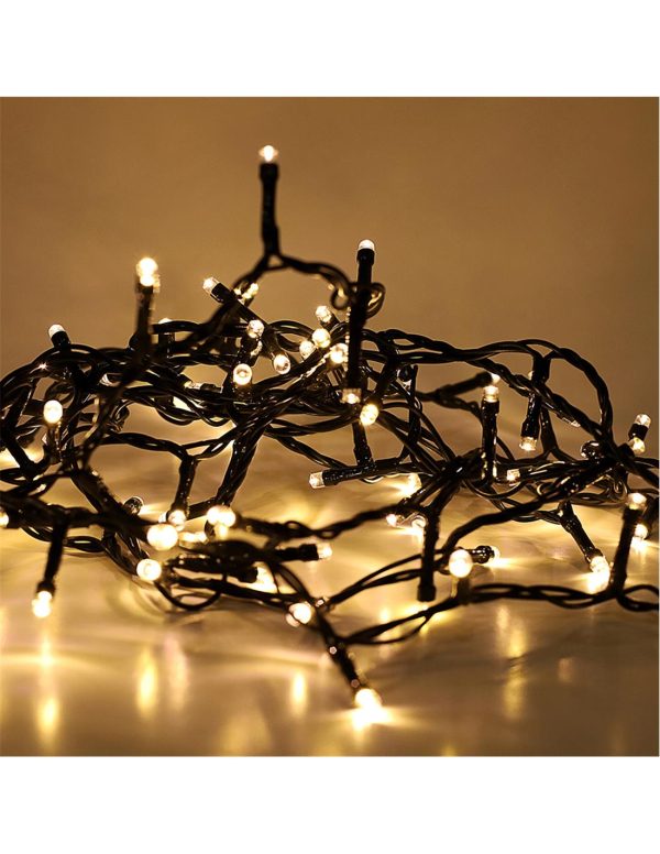 Λαμπάκια X400LED μετ.επ.πρασ/warm 20Μ
