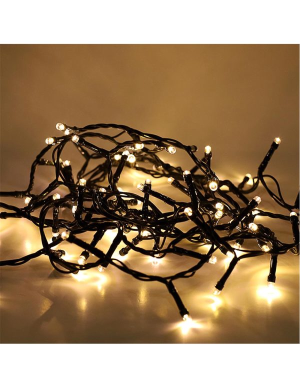 Λαμπάκια Χ240 LED εξ.συχν.πρασ/warm 10Μ