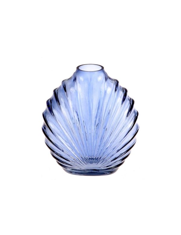 Βάζο  γυάλινο μπλε "Perfume" 12,7x5,6x14,3cm