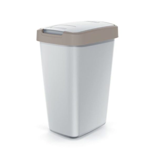 COMPACTA Q ΑΝΟΙΧΤΟ ΚΑΦΕ ΜΑΥΡΟ ΠΛΑΣΤΙΚΟΣ ΚΑΔΟΣ 12LT 26Χ20Χ36ΕΚ