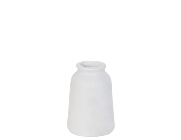 Βάζο mango λευκό Φ18,5Η25cm