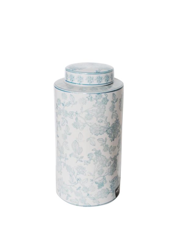 Ποτίς celadon green porc.flower 20Χ40cm