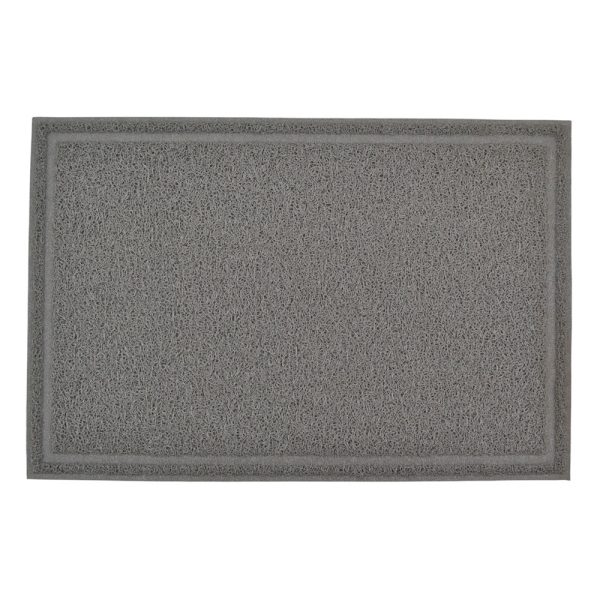 ΠΑΤΑΚΙ ΜΕ ΑΝΤΙΟΛΙΣΘΗΤΙΚΗ ΒΑΣΗ PVC 40x60εκ. ΓΚΡΙ ANKOR