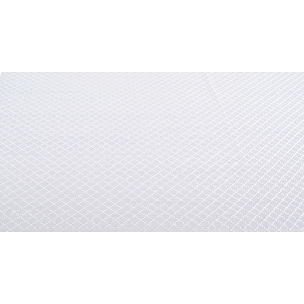 ΤΡΑΠΕΖΟΜΑΝΤΗΛΟ ΖΑΚΑΡ ΑΛΕΚΙΑΣΤΟ ΛΕΥΚΟ 140x220εκ. ΜΕ ΔΙΑΚΡΙΤΙΚΟ ΚΑΡΩ ΣΧΕΔΙΟ ANKOR - Image 3