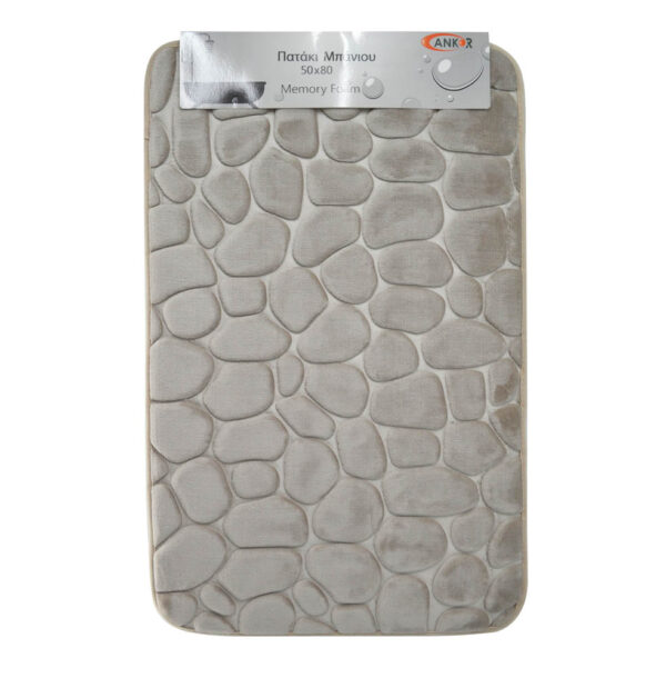 ΠΑΤΑΚΙ ΜΠΑΝΙΟΥ MEMORY FOAM ΜΠΕΖ ΒΟΤΣΑΛΟ ΜΕ SBR 50x80εκ.ANKOR