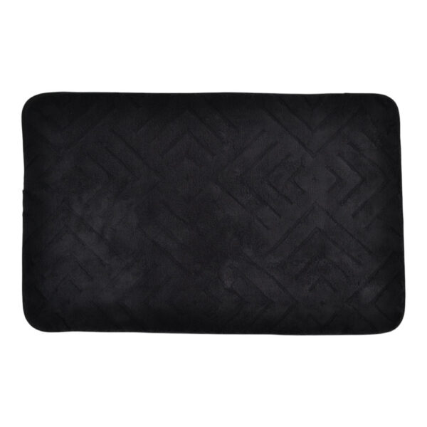 ΠΑΤΑΚΙ ΜΠΑΝΙΟΥ MEMORY FOAM ΣΕ ΜΑΥΡΟ ΧΡΩΜΑ ΜΕ PVC ΠΛΑΤΗ 50x80εκ.ANKOR