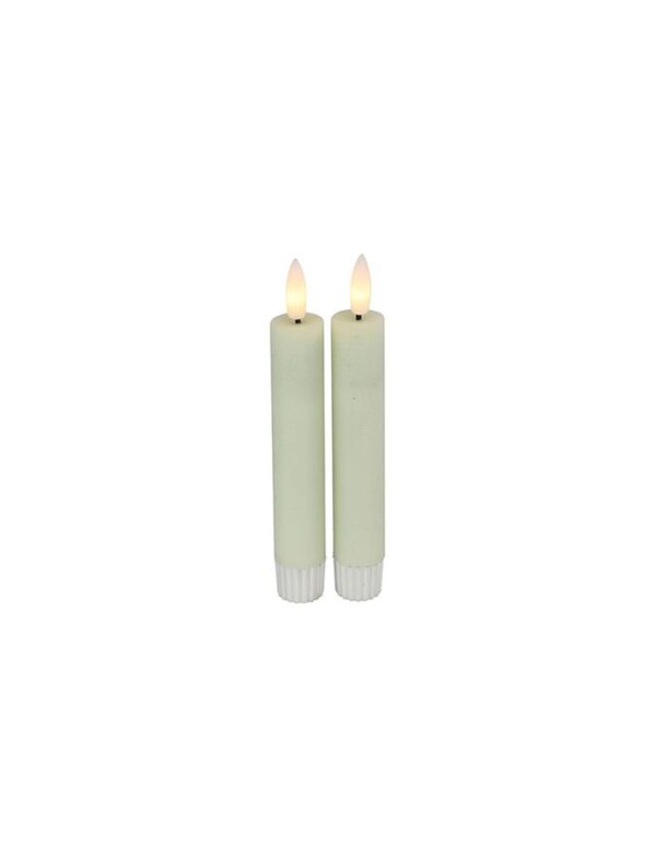 Κερί κηροπηγίου LED/Remote Ctr/Timer 2,2Χ15 μπεζ σ/2
